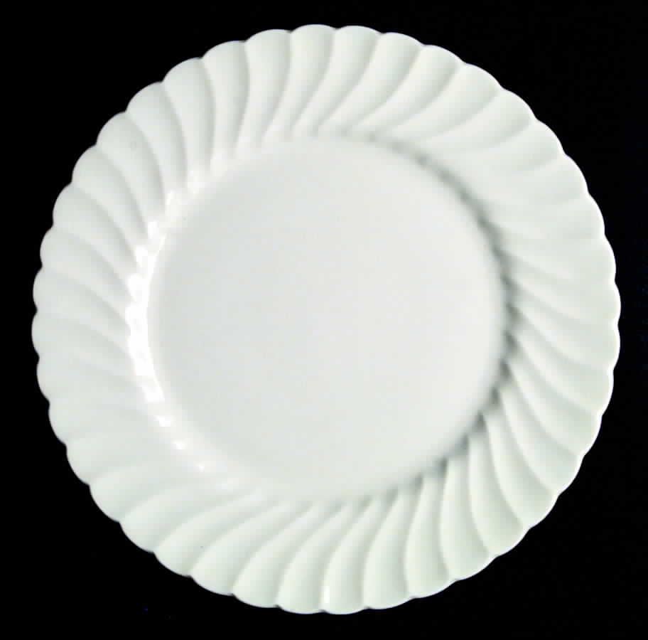 Whisper All White Dinner Plate by John  Aynsley & Sons-1