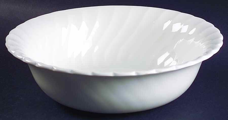 Whisper All White 9" Salad Serving Bowl by John  Aynsley & Sons-1