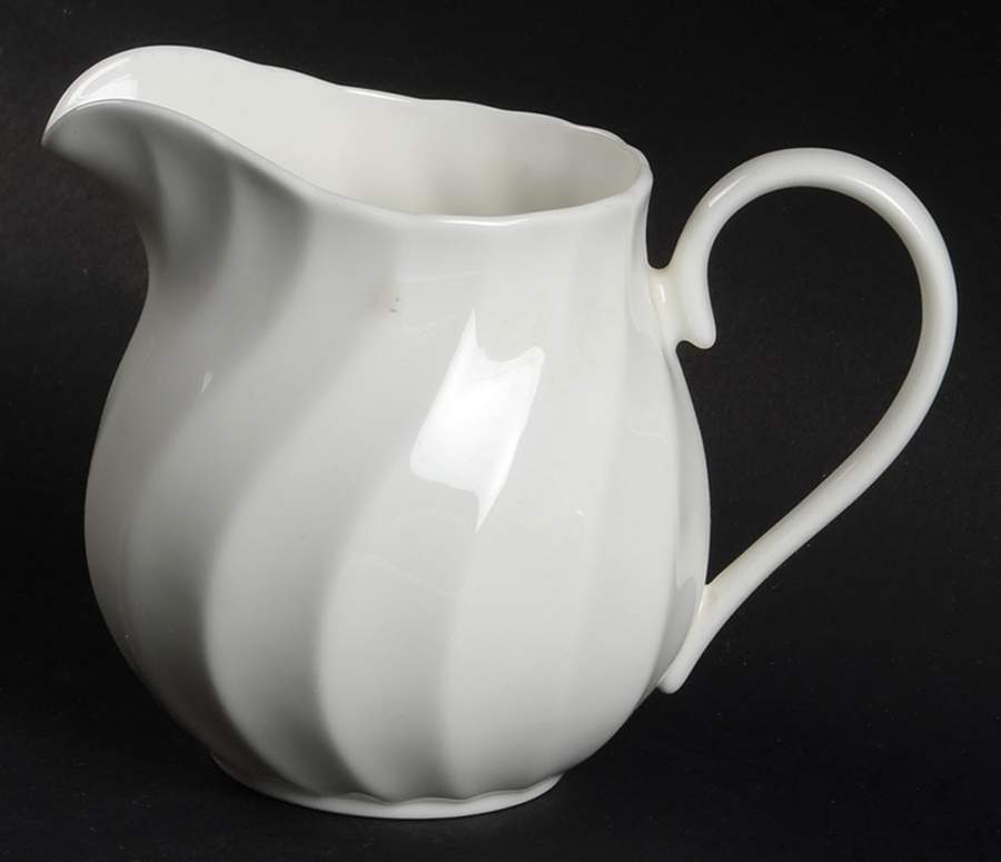 Whisper All White Creamer by John  Aynsley & Sons-1