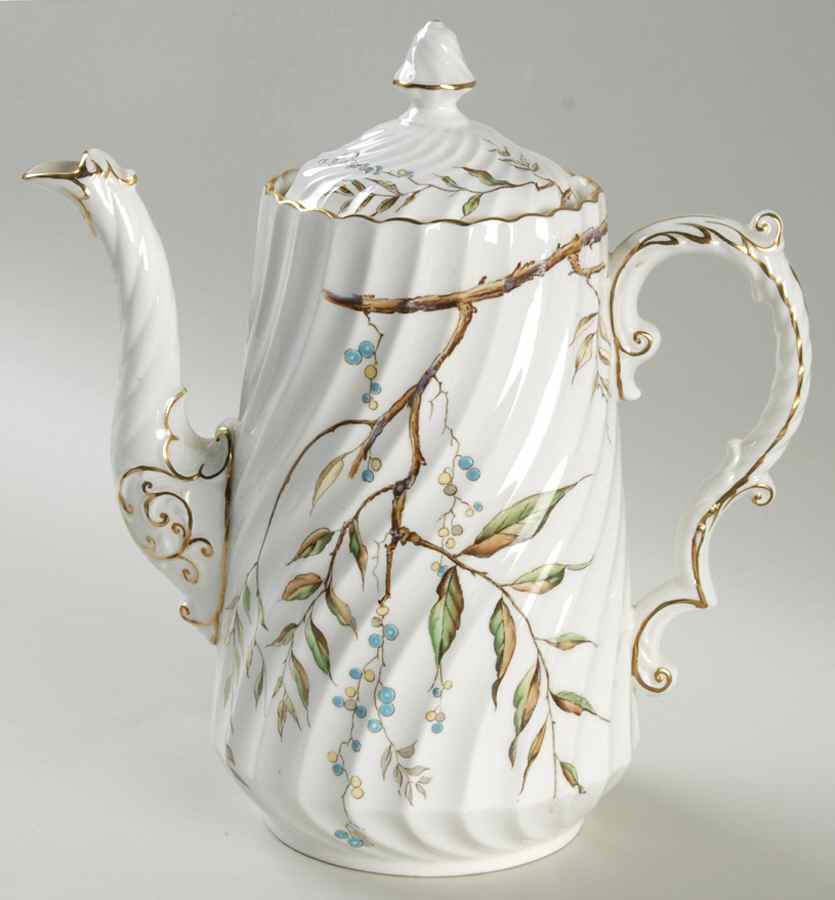 Whitmore Coffee Pot & Lid by John  Aynsley & Sons-1