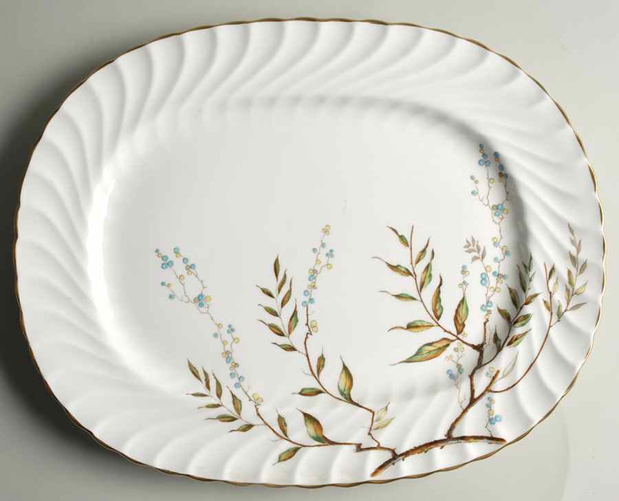 Whitmore 15" Oval Serving Platter by John  Aynsley & Sons-1