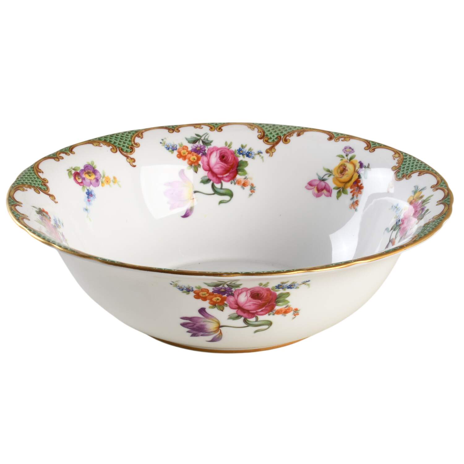 Wilton Green 8" Round Vegetable Bowl by John  Aynsley & Sons-1