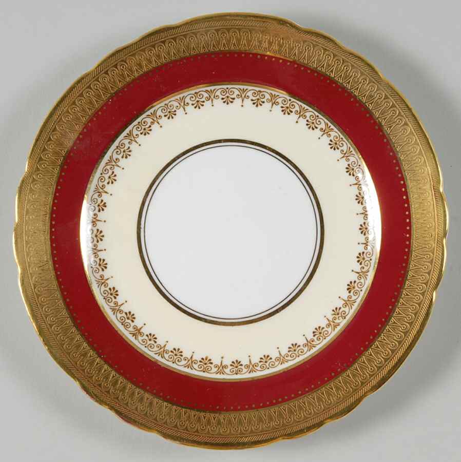 Windsor Ruby Bread & Butter Plate by John  Aynsley & Sons-1