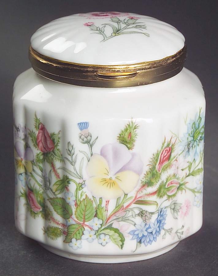 Wild Tudor Octagonal Hinged Box by John  Aynsley & Sons-1