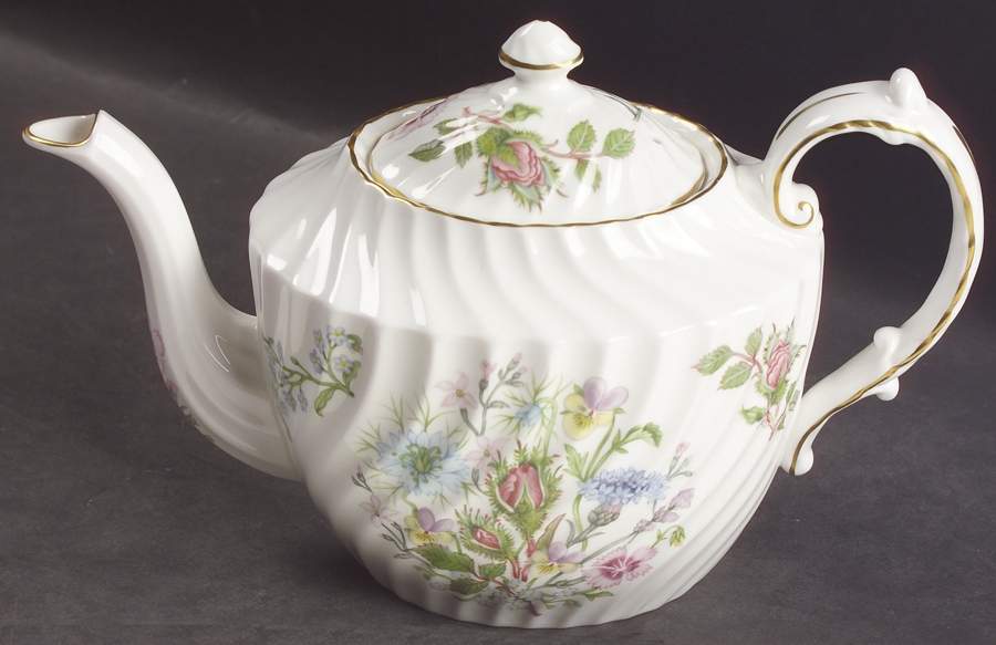Wild Tudor Small Teapot & Lid by John  Aynsley & Sons-1