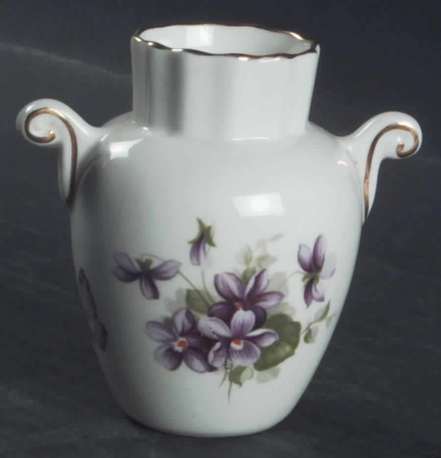 Wild Violets Beatrice Vase by John  Aynsley & Sons-1