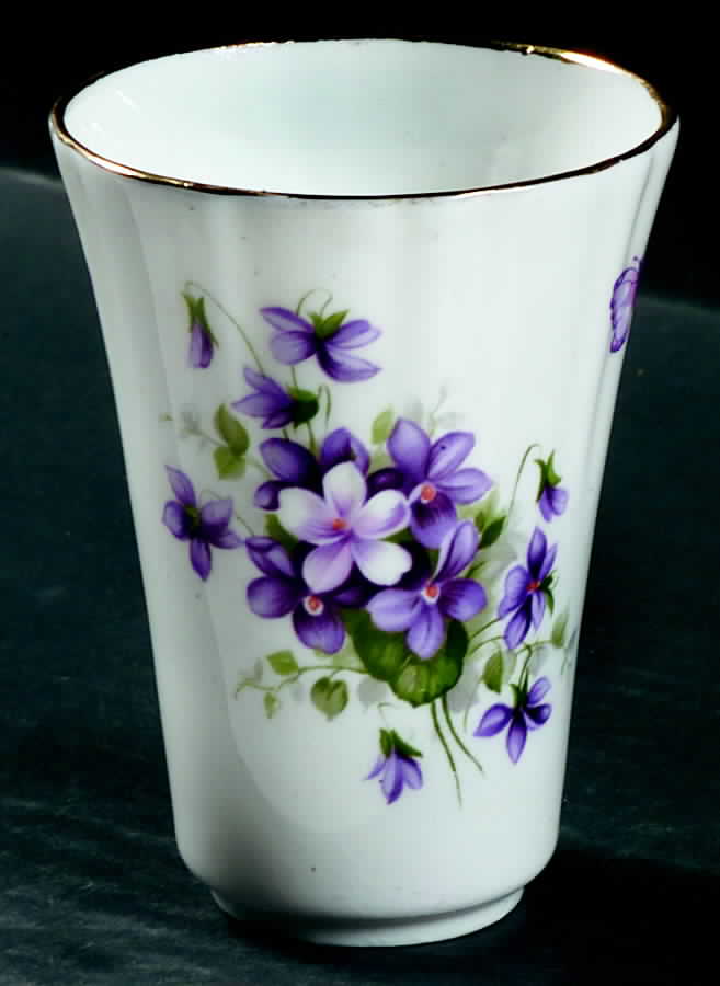 Wild Violets Bud Vase by John  Aynsley & Sons-1