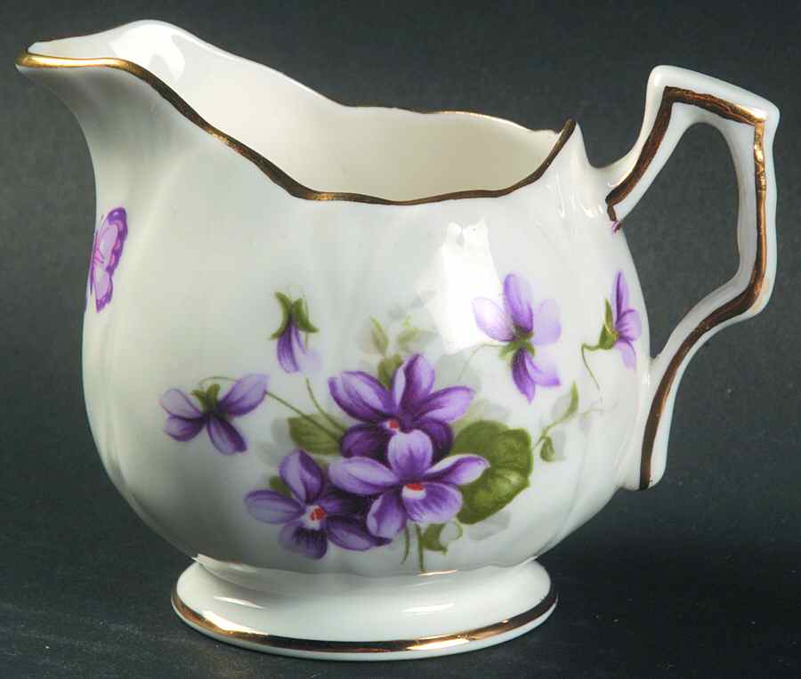 Wild Violets Mini Creamer by John  Aynsley & Sons-1