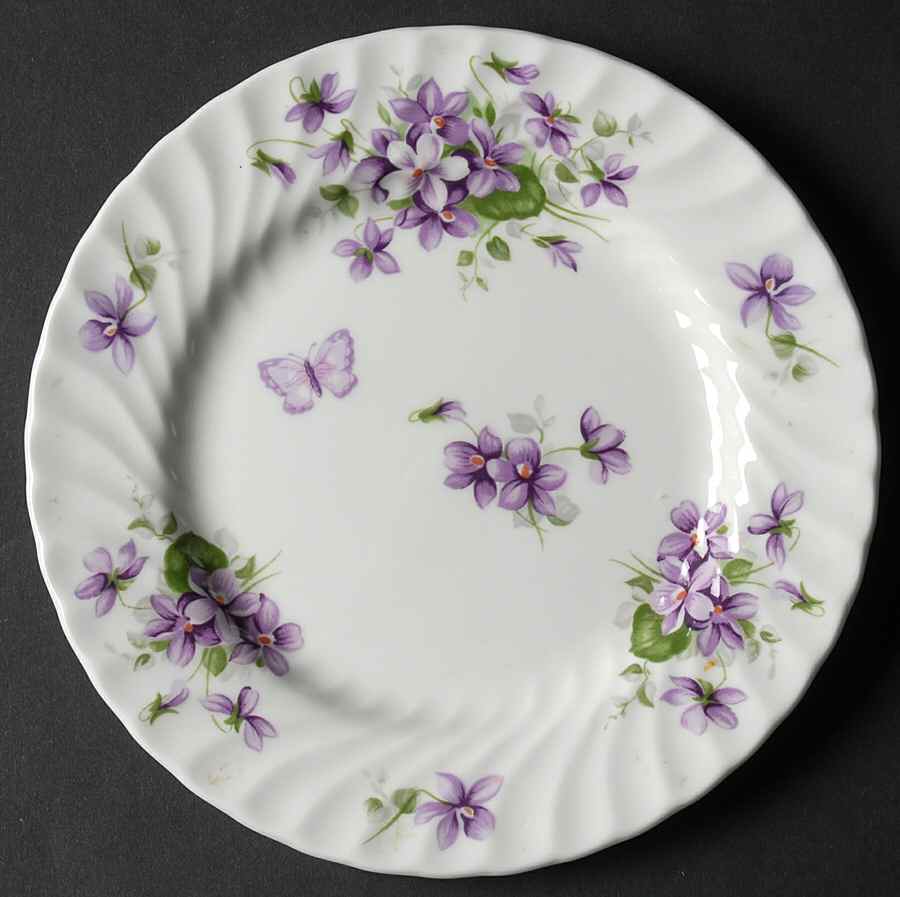 Wild Violets Bread & Butter Plate by John  Aynsley & Sons-1