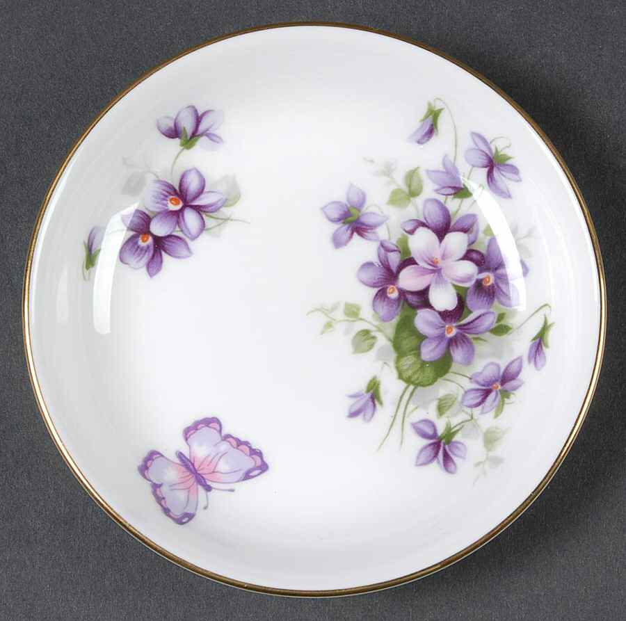 Wild Violets Coaster by John  Aynsley & Sons-1