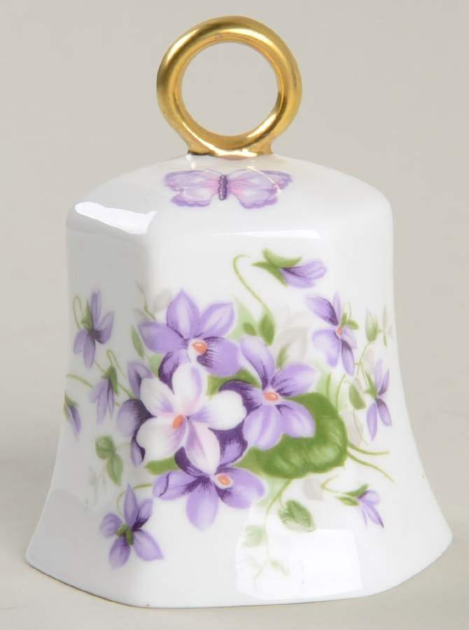 Wild Violets Bell by John  Aynsley & Sons-1
