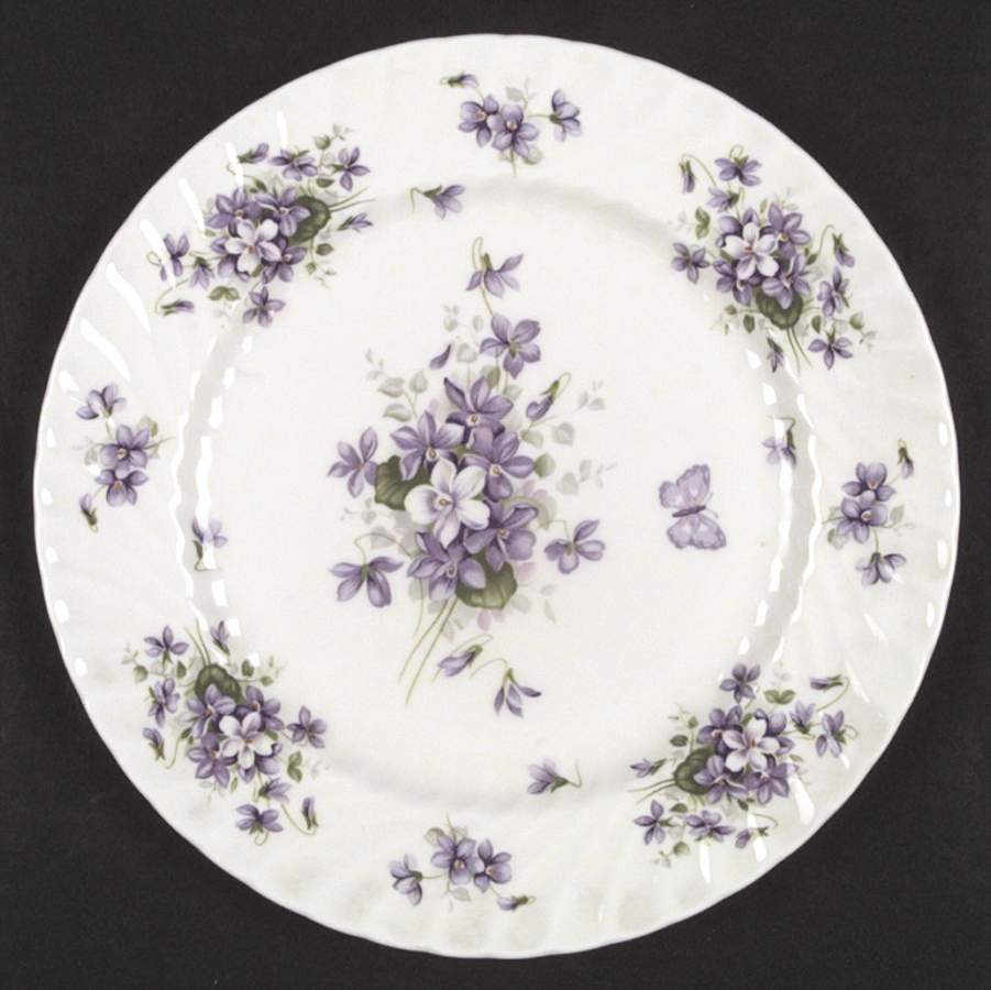 Wild Violets Dinner Plate by John  Aynsley & Sons-1