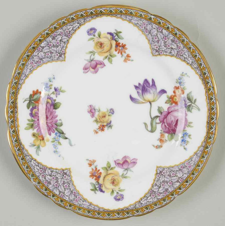 York Bread & Butter Plate by John  Aynsley & Sons-1