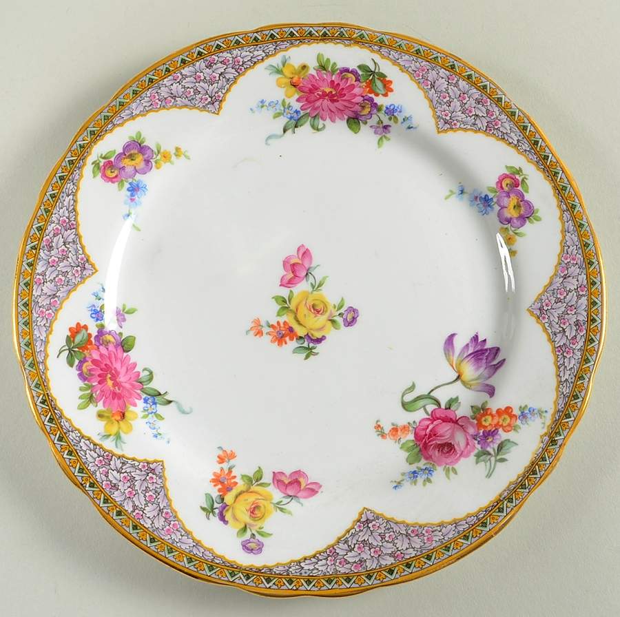 York Salad Plate by John  Aynsley & Sons-1