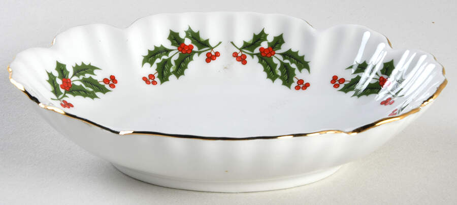 Christmas Holly (Porcelain) Bon Bon by All the Trimmings-1