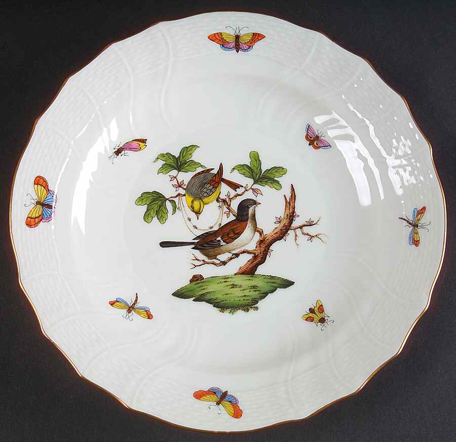 Rothschild Bird (RO) Luncheon Plate by Herend-1