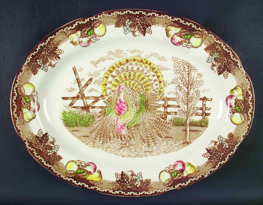 King Tom 18" Oval Serving Platter by Japan-1