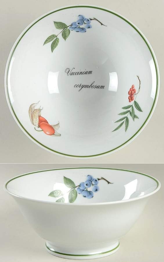 Elysian Gardens 8" Salad Serving Bowl by Apilco-1