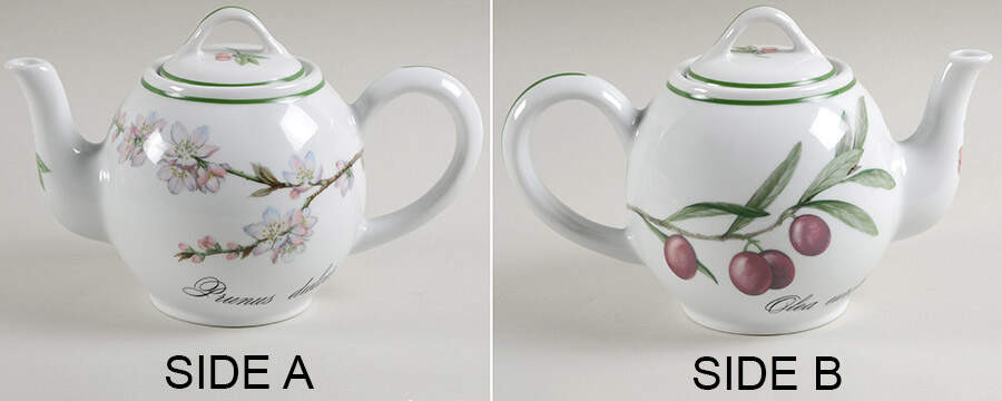 Elysian Gardens Teapot & Lid by Apilco-1