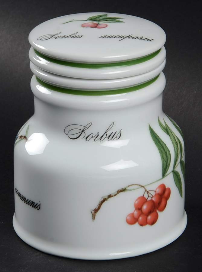Elysian Gardens Small Canister & Lid by Apilco-1