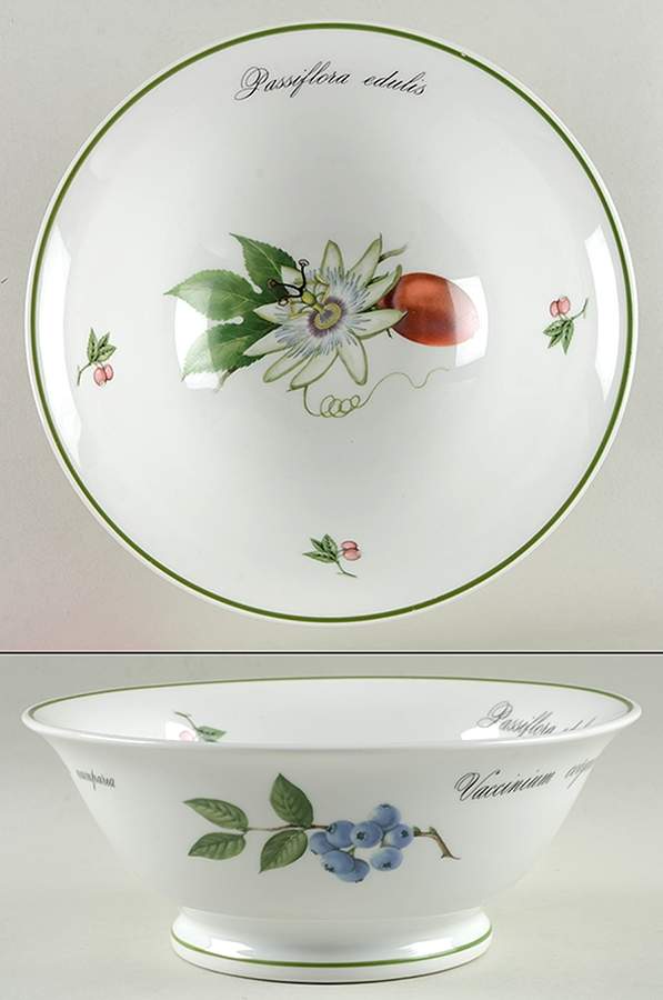 Elysian Gardens 9" Salad Serving Bowl by Apilco-1