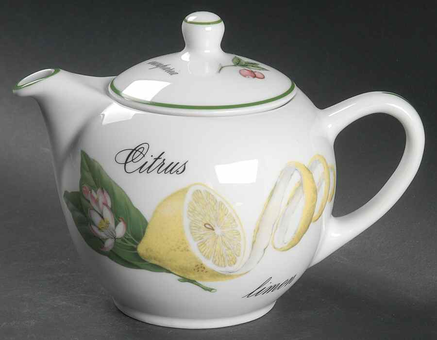 Elysian Gardens Teapot & Lid by Apilco-1