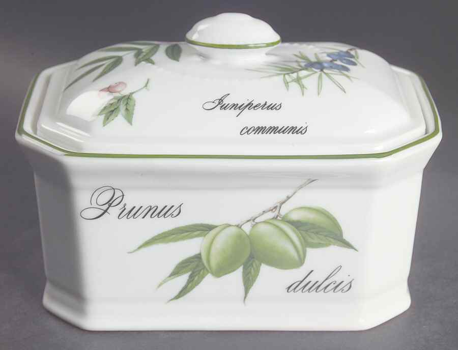 Elysian Gardens Octagonal Box & Lid by Apilco-1