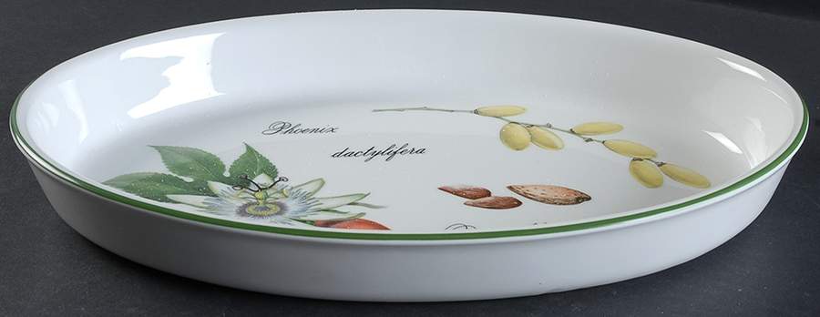 Elysian Gardens Oval 13' Sole Dish by Apilco-1