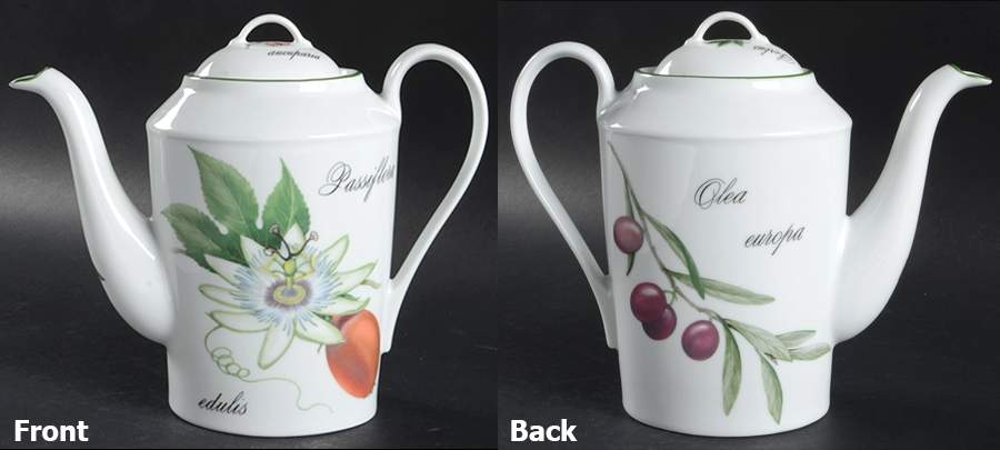 Elysian Gardens Coffee Pot & Lid by Apilco-1
