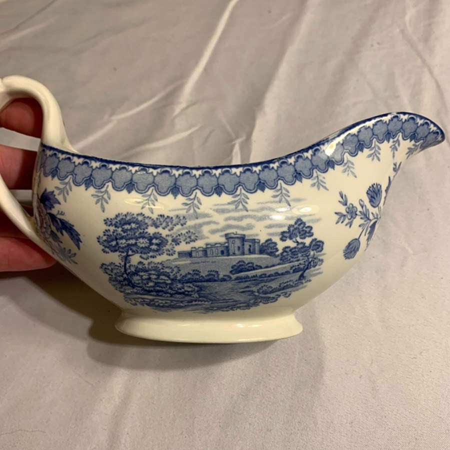 Woodland Blue Gravy Boat by Aimcee-1
