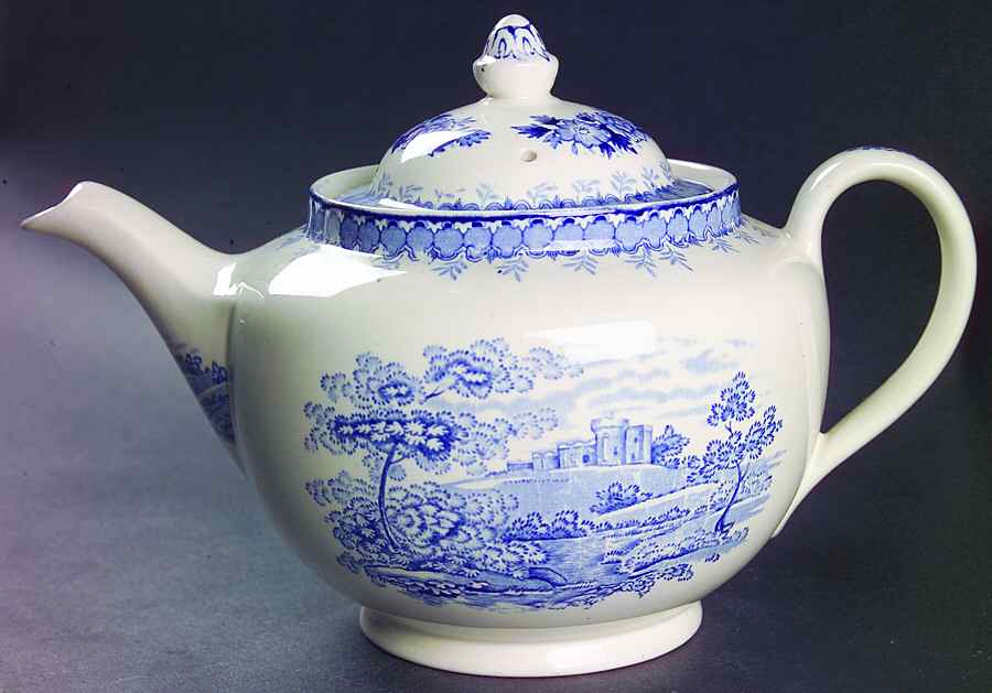 Woodland Blue Teapot & Lid by Aimcee-1
