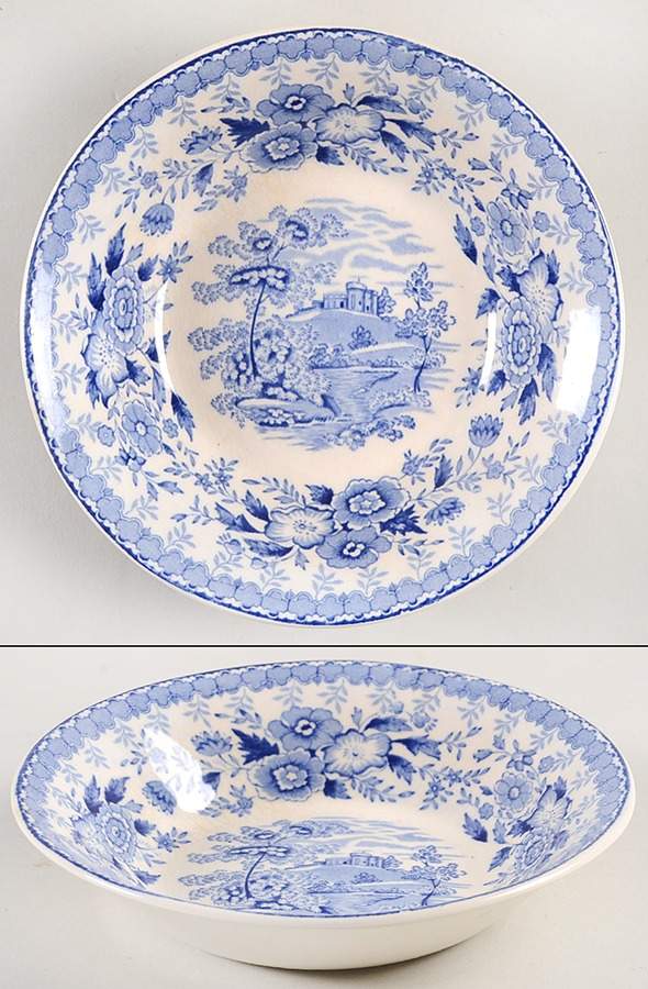 Woodland Blue Fruit/Dessert (Sauce) Bowl by Aimcee-1