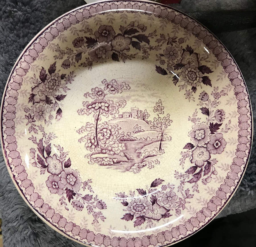 Woodland Purple Dinner Plate by Aimcee-1