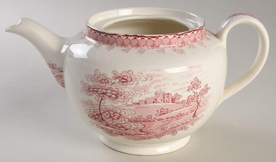 Woodland Pink Teapot No Lid by Aimcee-1
