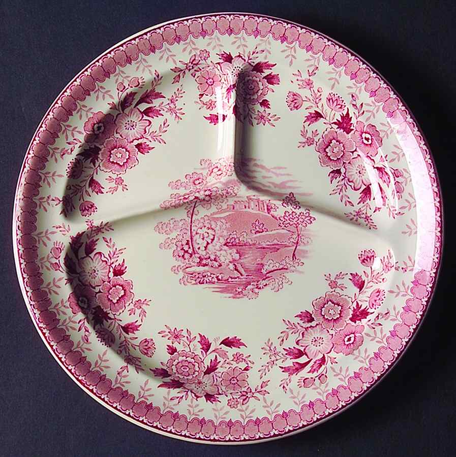 Woodland Pink Grill Plate by Aimcee-1