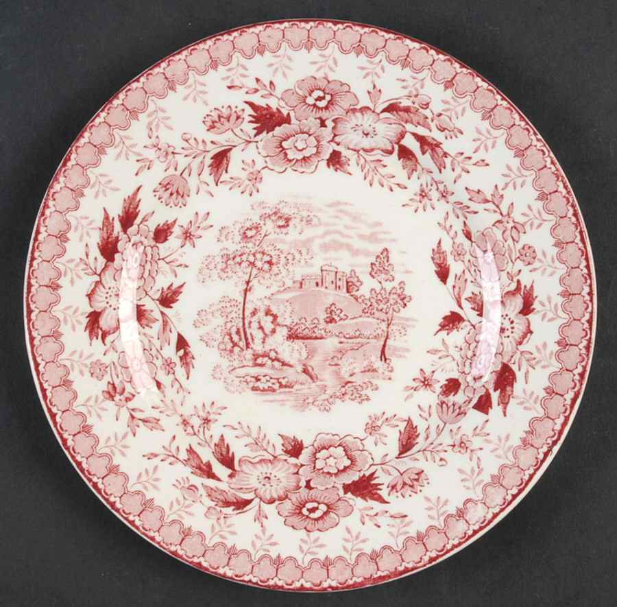 Woodland Pink Bread & Butter Plate by Aimcee-1