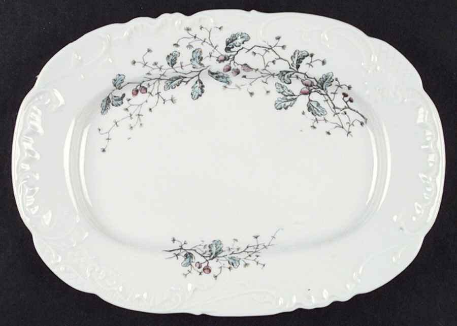 AUS96 14" Oval Serving Platter by Austria-1