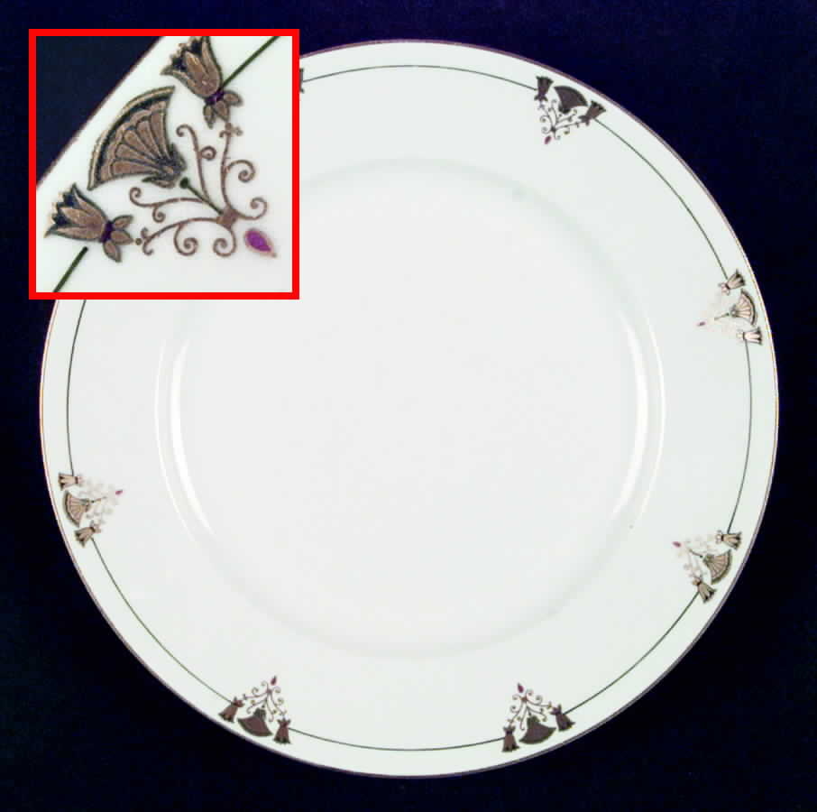Thistle Dinner Plate by Altrohlau-1