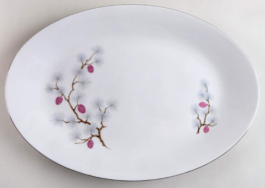 Pine Glow 14" Oval Serving Platter by Arlen-1
