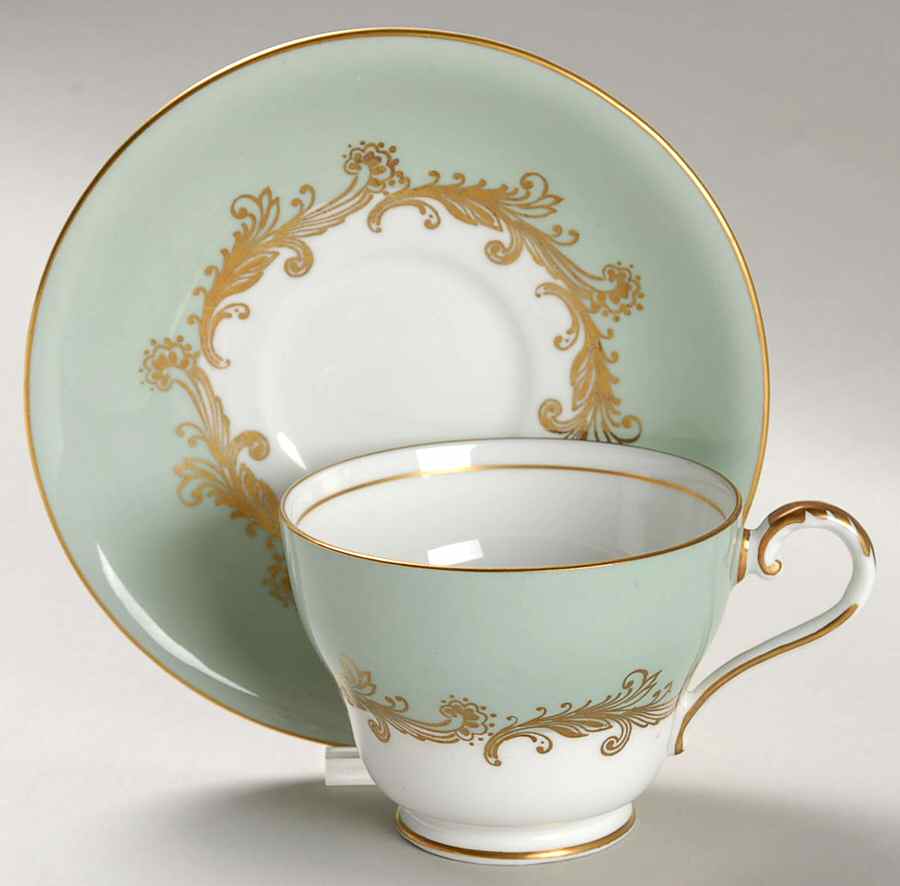 Sherwood Footed Cup & Saucer Set by John  Aynsley & Sons-1