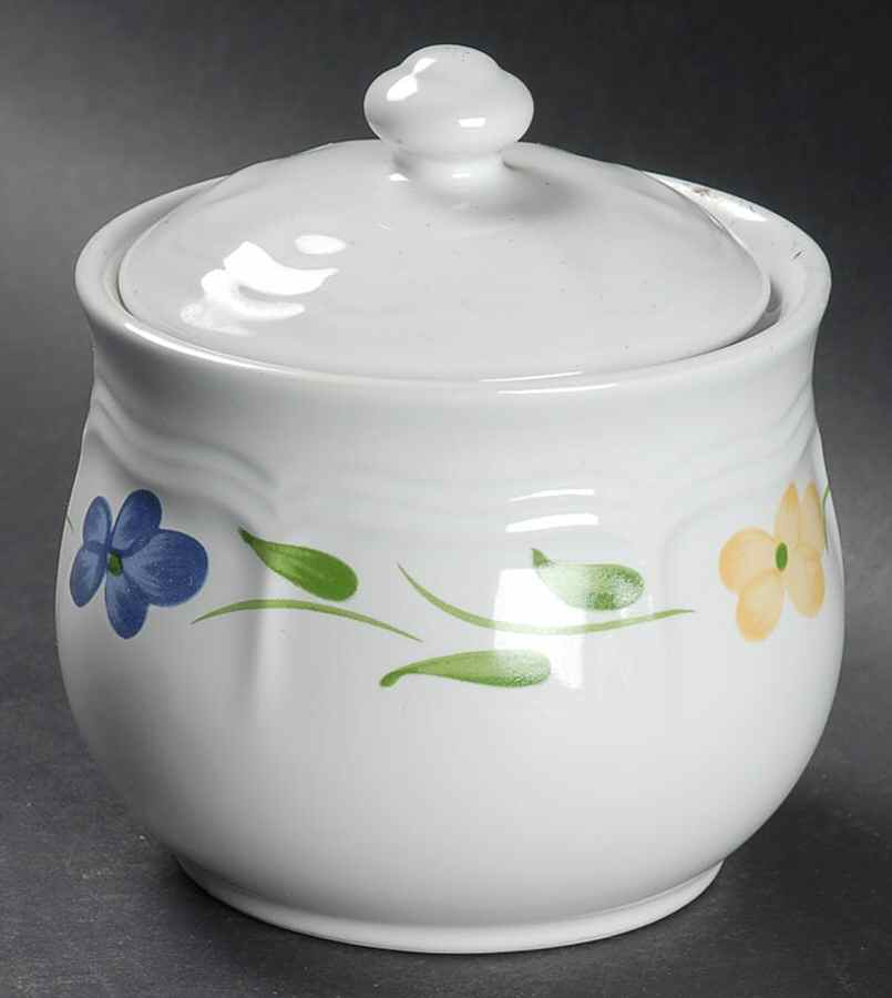 Lorraine Sugar Bowl & Lid by AMG-1