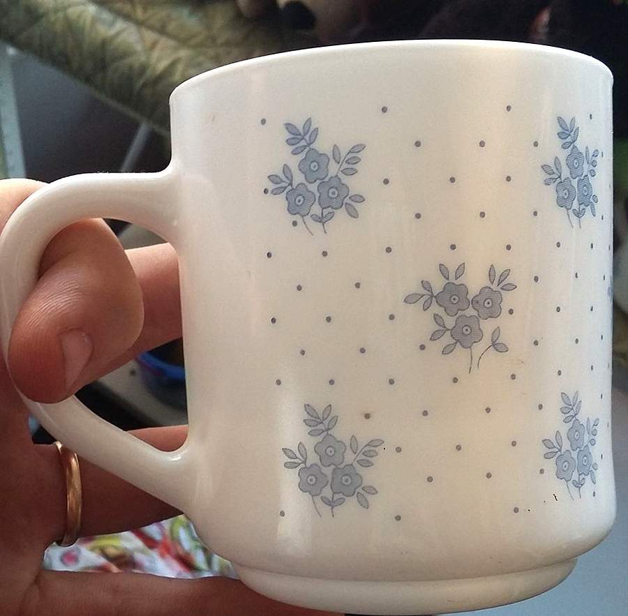 China Blue Mug by Arcopal-1