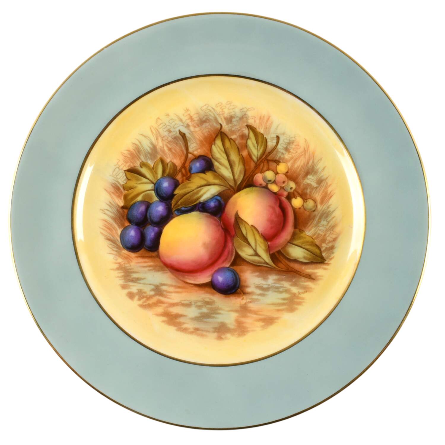1034 Turquoise Salad Plate by John  Aynsley & Sons-1