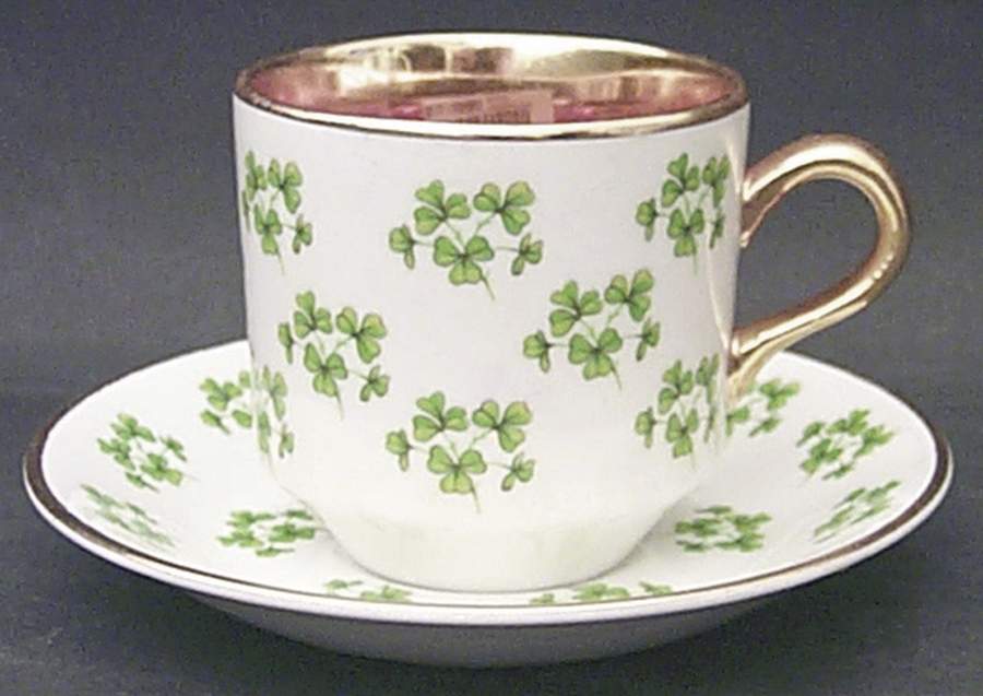 Patricia Flat Demitasse Cup & Saucer Set by Arklow-1