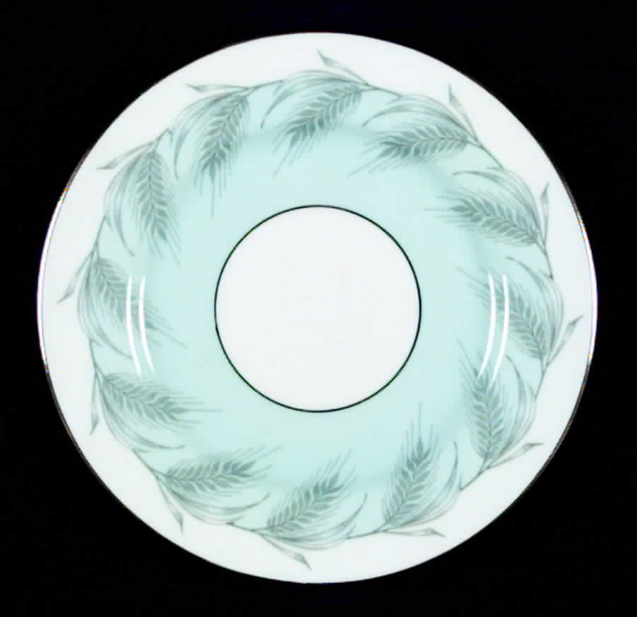 Blue Wheat Bread & Butter Plate by John  Aynsley & Sons-1