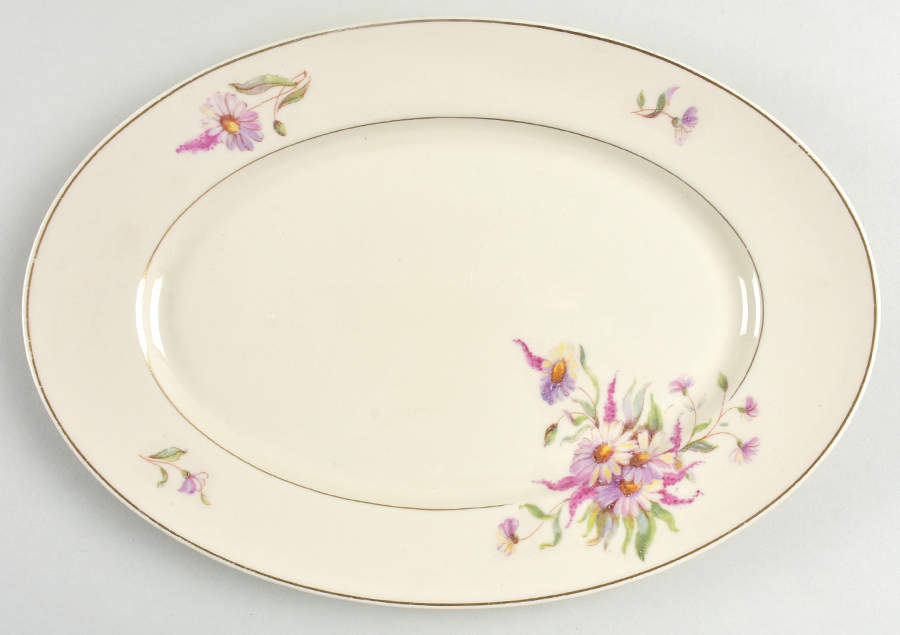 ARA42 11" Oval Serving Platter by Arabia of Finland-1