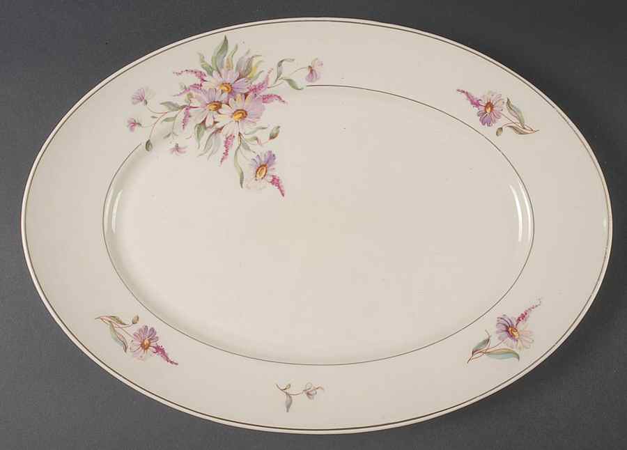 ARA42 14" Oval Serving Platter by Arabia of Finland-1