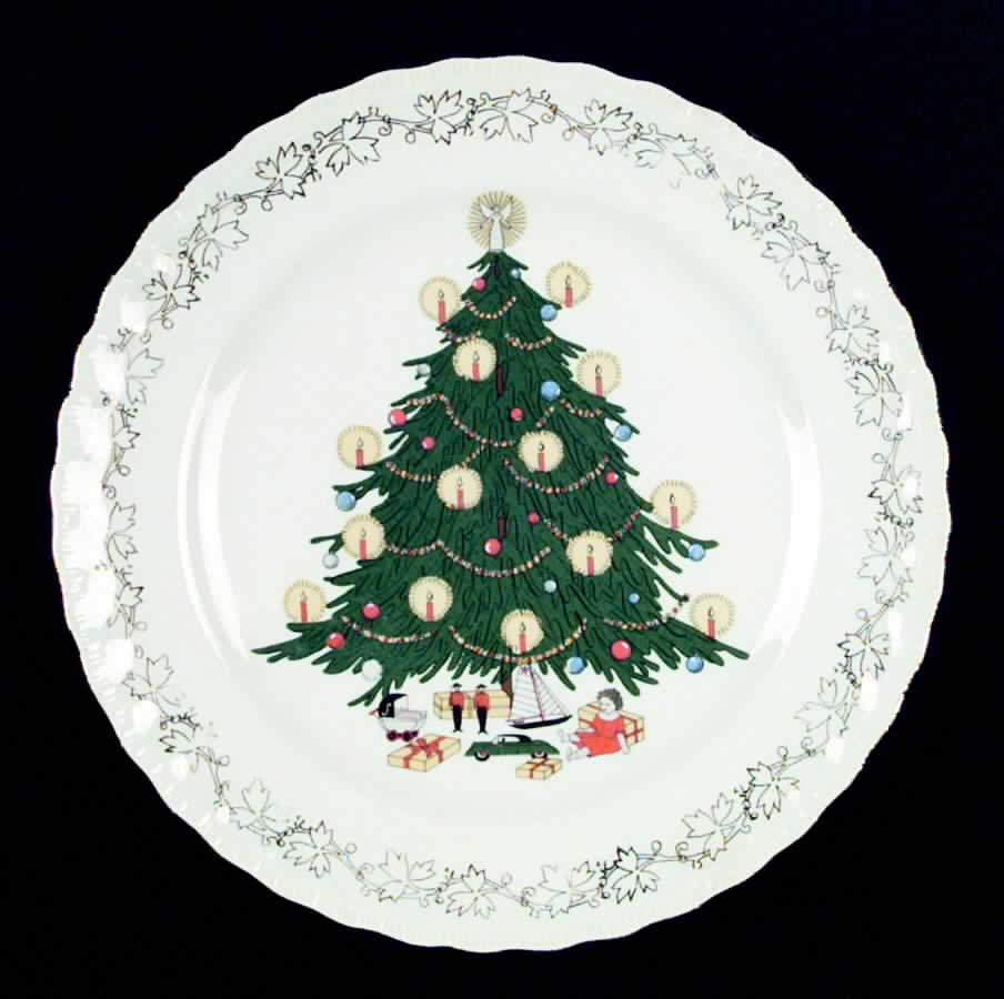 Merry Christmas Dinner Plate by Atlas China (NY)-1