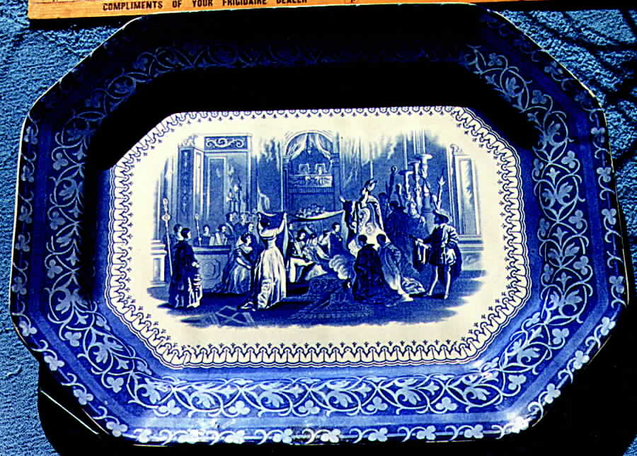Madrid 12" Oval Serving Platter by Adams China-1