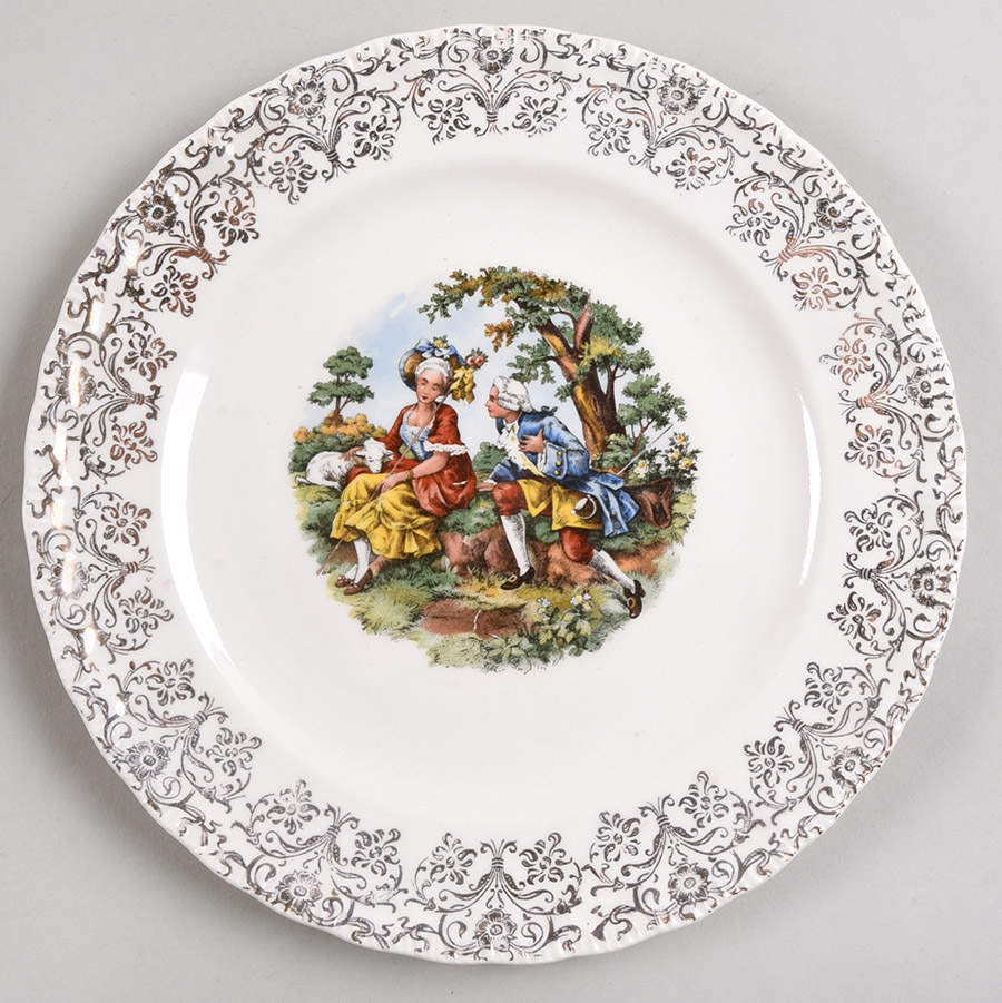 Old English Salad Plate by S Alexander-1
